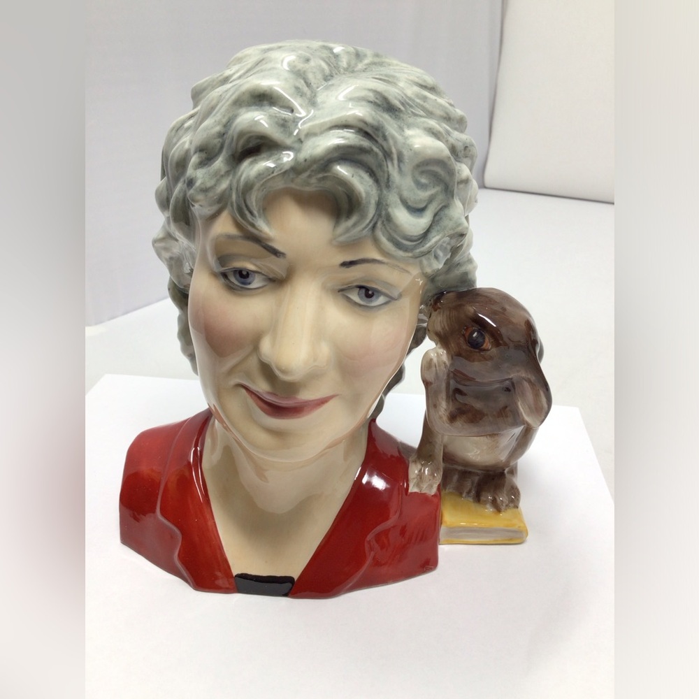 Louis Irvin Royal Doulton women and rabbit facial Jug 171/350